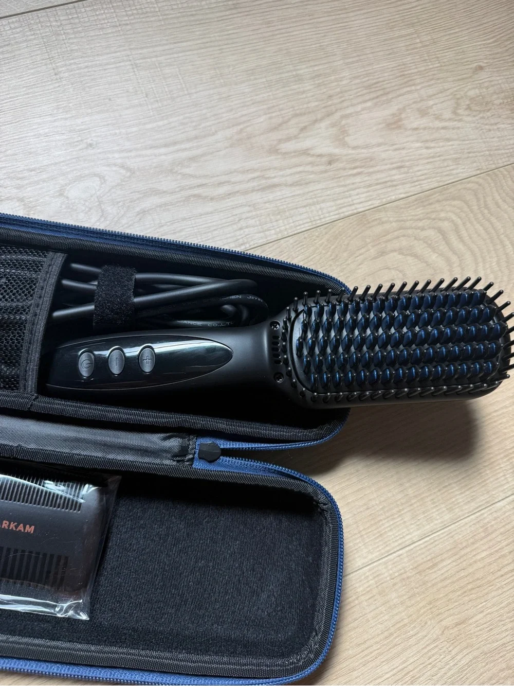 Arkam Beard Straightner for Men | Premium Heated Brush Kit w/Anti Scald Feature